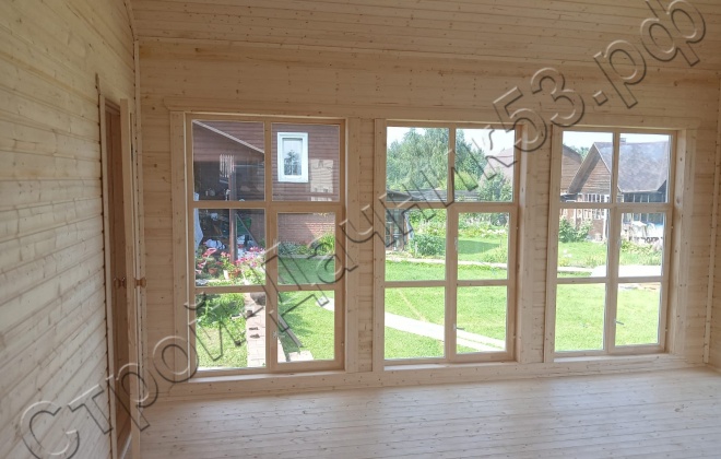 4 Каркасно-щитовой дом Д-28, 6х9м, 54 М², Московская область, Солнечногорский район, СНТ Прогресс-96 (9)